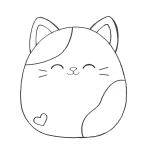 coloriage Squishmallow a telecharger