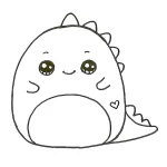 coloriage Squishmallow gratuit a imprimer