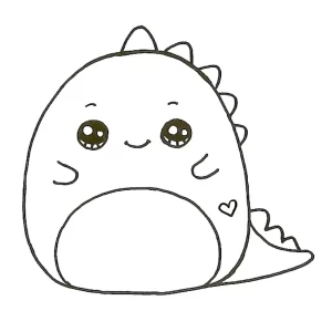 coloriage Squishmallow gratuit a imprimer