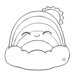 coloriage Squishmallow pour enfant de 3 ans