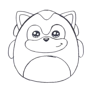 imprimer coloriage Squishmallow pour enfant