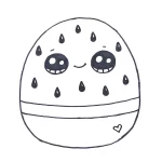 coloriage Squishmallow pour enfants à télécharger