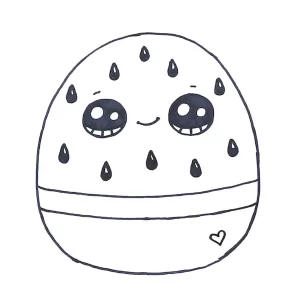 coloriage Squishmallow pour enfants à télécharger