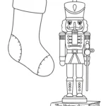 coloriage Chaussette de Noël update en ligne pour enfant