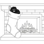 coloriage Chaussette de Noël update pour enfant de 10 ans