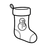 imprimer coloriage Chaussette de Noël update