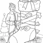coloriage Chaussette de Noël update à imprimer pour enfant de 12 ans