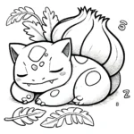 coloriage Bulbizarre pour enfants à télécharger