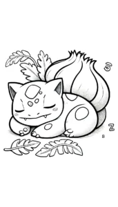 coloriage Bulbizarre pour enfants à télécharger