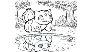 coloriage Bulbizarre a dessiner en ligne
