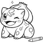 coloriage Bulbizarre à imprimer