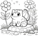coloriage Bulbizarre à imprimer kawaii