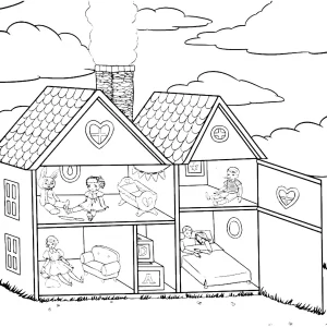 image de coloriage Cry Baby pour enfant