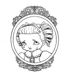 coloriage Cry Baby a telecharger