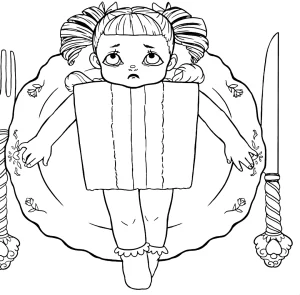 coloriage Cry Baby pour enfant de 10 ans