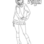 coloriage Dandadan à imprimer pdf