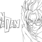 coloriage Dandadan gratuit pour enfants