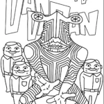coloriage Dandadan à imprimer
