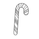 coloriage Des rayures de sucre d’orge abstraites gratuit en ligne