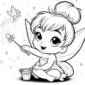 coloriage Disney Bébé pour primaire