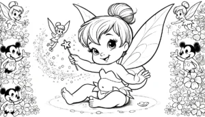 coloriage Disney Bébé a colorier en ligne gratuitement