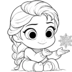 coloriage Disney Bébé a imprimer