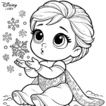 coloriage Disney Bébé et dessin a imprimer