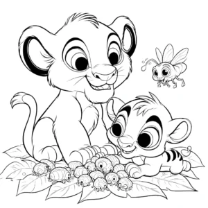coloriage Disney Bébé pour enfant a imprimer gratuit