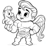imprimer coloriage Disney Bébé
