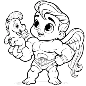 imprimer coloriage Disney Bébé