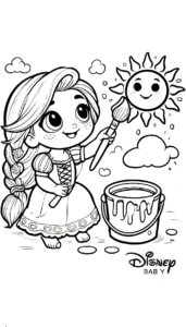 coloriage Disney Bébé à imprimer pdf gratuit