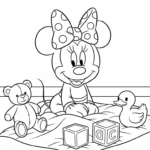 imprimer coloriage Disney Bébé updated gratuit
