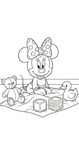 imprimer coloriage Disney Bébé updated gratuit