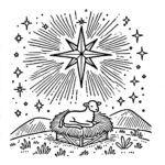 coloriage Épiphanie et dessin a imprimer
