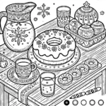 coloriage Épiphanie à imprimer pour enfant de 9 ans