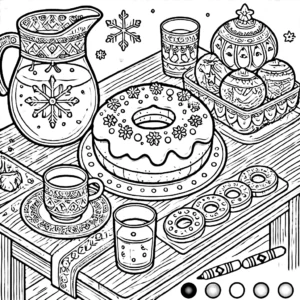 coloriage Épiphanie à imprimer pour enfant de 9 ans