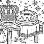 coloriage Épiphanie et dessin a imprimer
