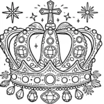 coloriage Épiphanie pour primaire
