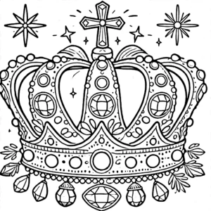 coloriage Épiphanie pour primaire