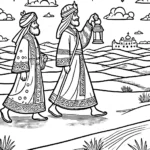 coloriage Épiphanie et dessin a imprimer