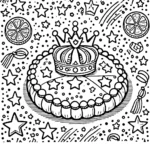 image pour coloriage Épiphanie enfant