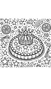 image pour coloriage Épiphanie enfant