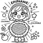coloriage Épiphanie a imprimer gratuit