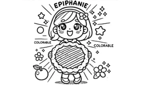 coloriage Épiphanie a imprimer gratuit