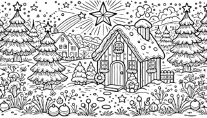 coloriage Épiphanie pour enfants a imprimer gratuit