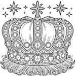 coloriage Épiphanie a imprimer gratuit
