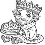 coloriage Épiphanie de pour enfants