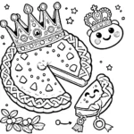 coloriage Épiphanie a colorier en ligne gratuitement