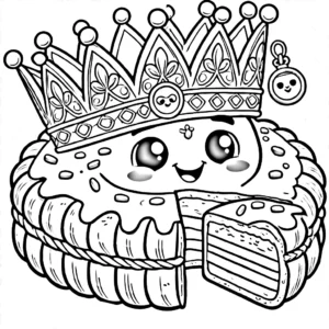 coloriage Épiphanie pour enfant de 8 ans