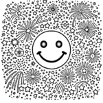 coloriage Feu D’artifice gratuit